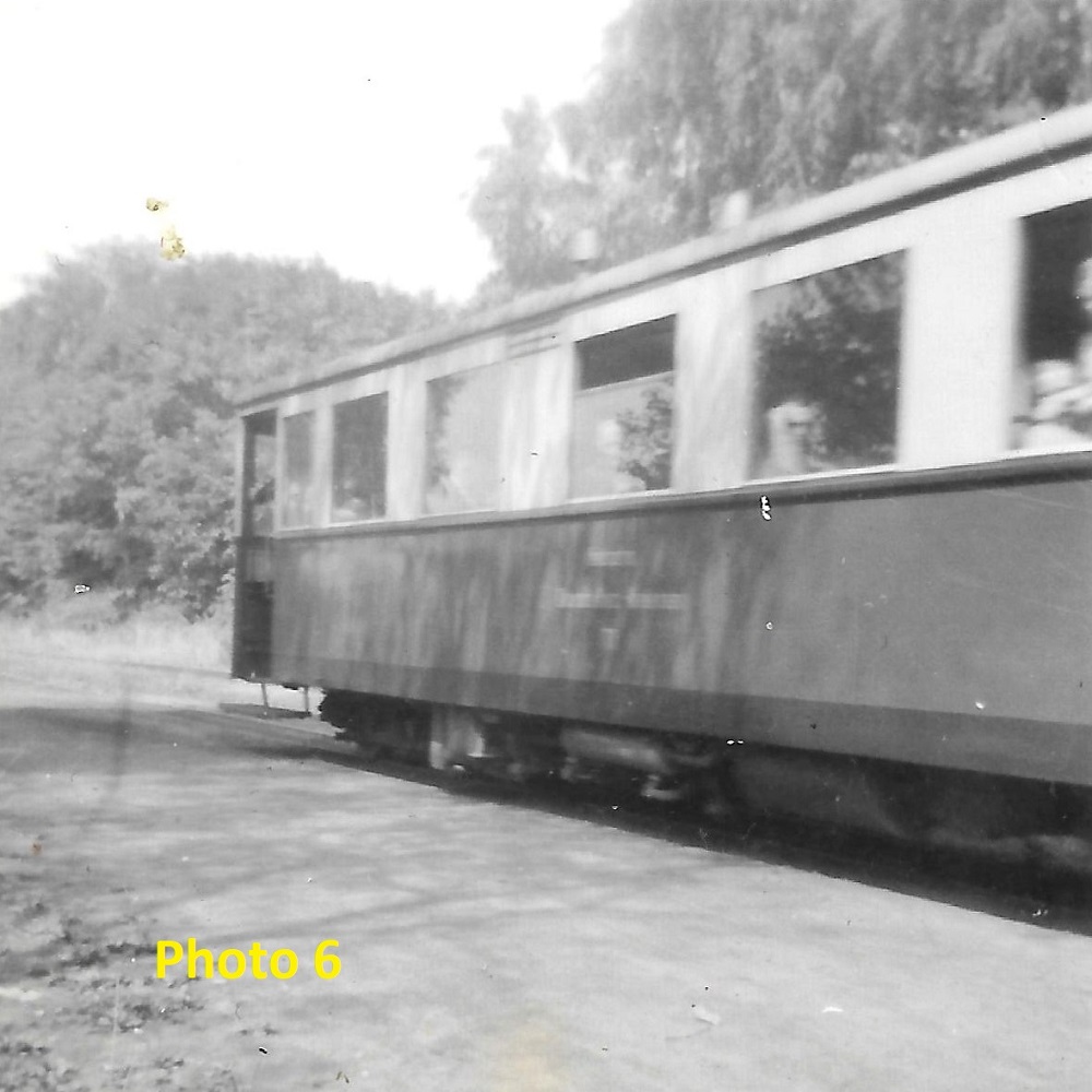 Railcar departing