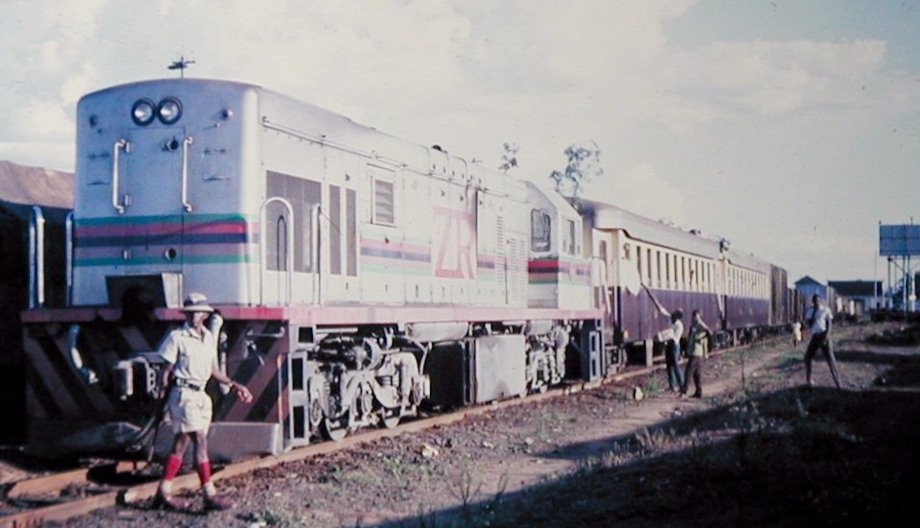 U20 on Congo train at Ndola