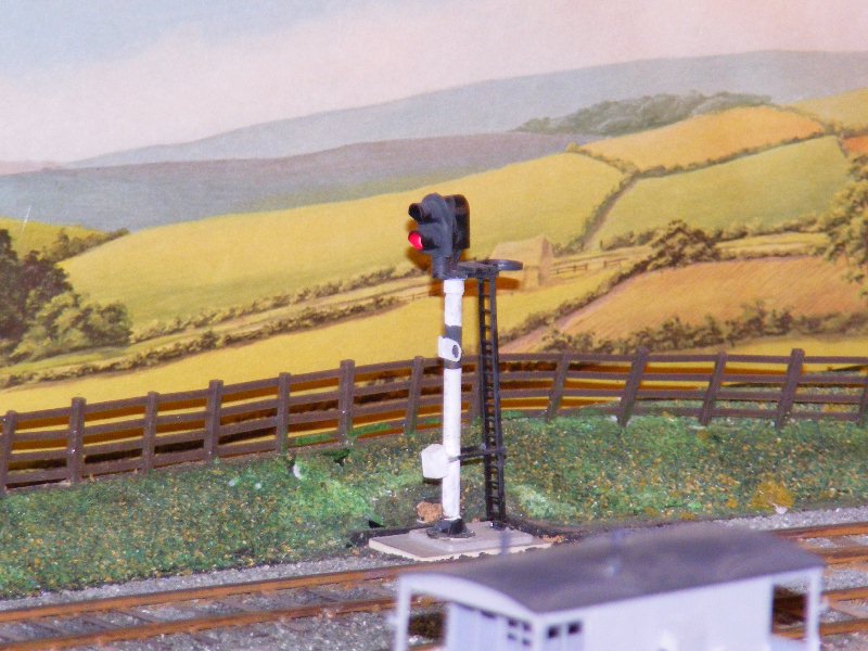 Signal installed on layout